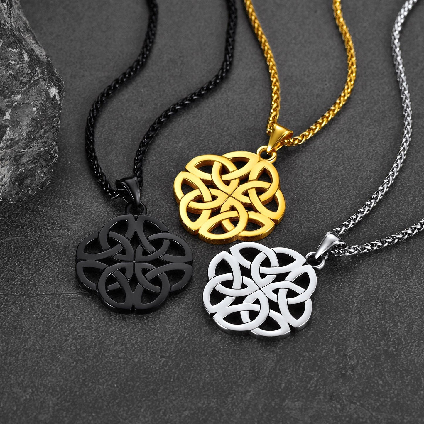 Irish Celtic Knot Necklace for