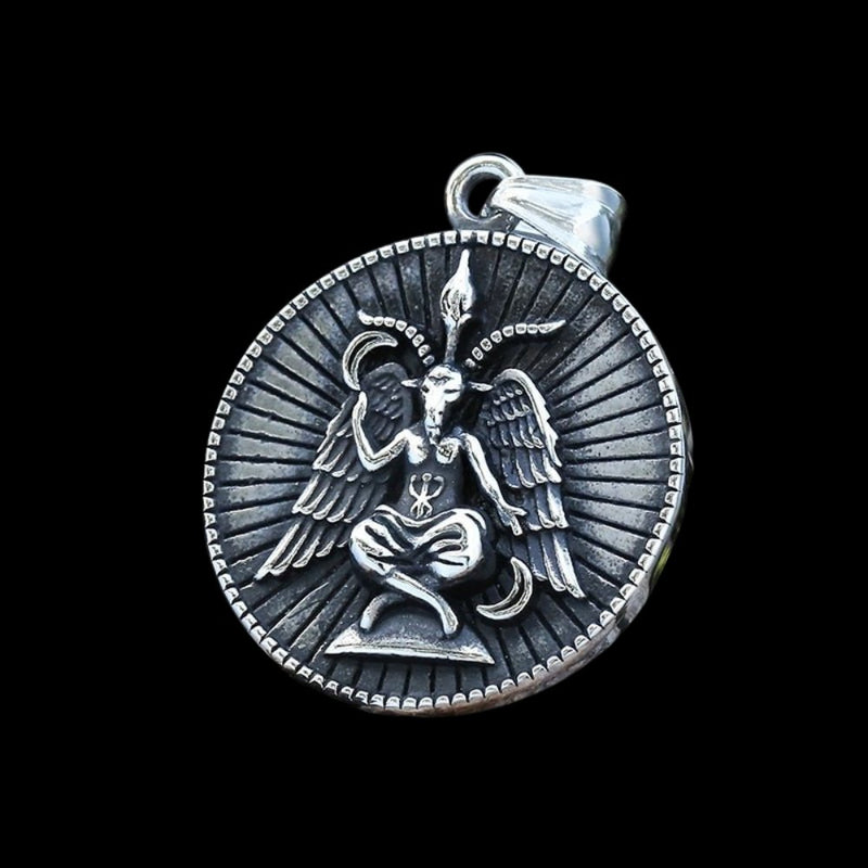 Baphomet Goat Leviathan Cross Pendant