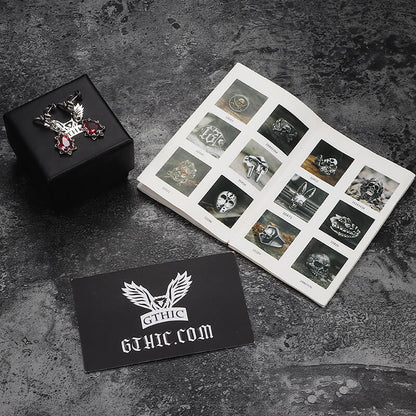 Bat Sterling Silver Crystal Earrings