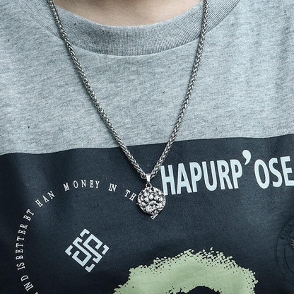 Bear Claw Amulet Stainless Steel Viking Necklace