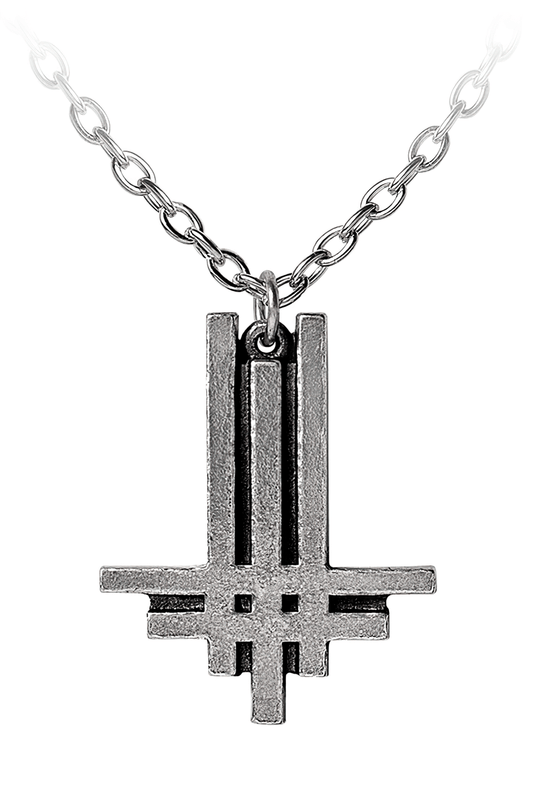 Behemoth Cross Pendant Inverted Triple Truimviratus