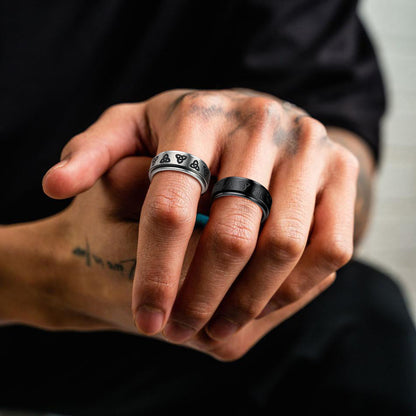 Celtic Knot Fidget Band Ring for Anxiety for