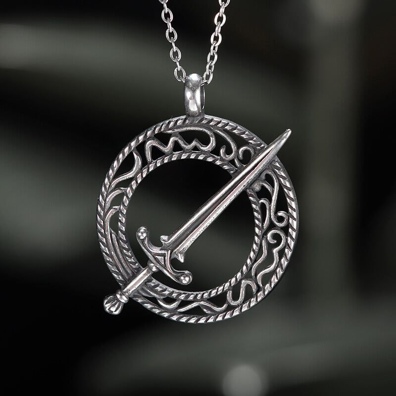 Blades of Darkmoon Stainless Steel Pendant