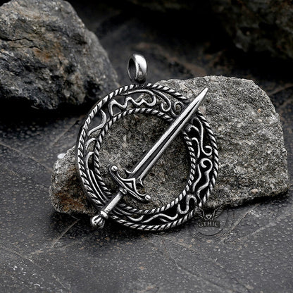 Blades of Darkmoon Stainless Steel Pendant