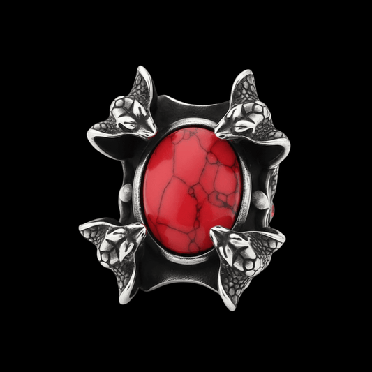 Blood Coil Serpent Ring