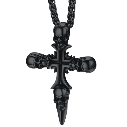 Skull Cross Necklace for Stainless Steel
