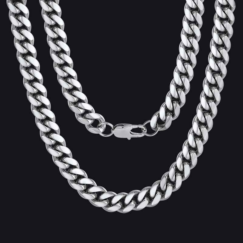 Thick Miami Cuban Curb Link Chain Necklace for