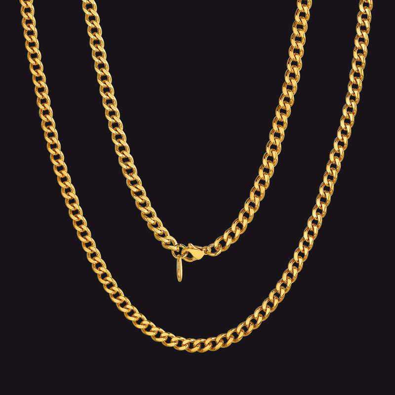 Thick Miami Cuban Curb Link Chain Necklace for