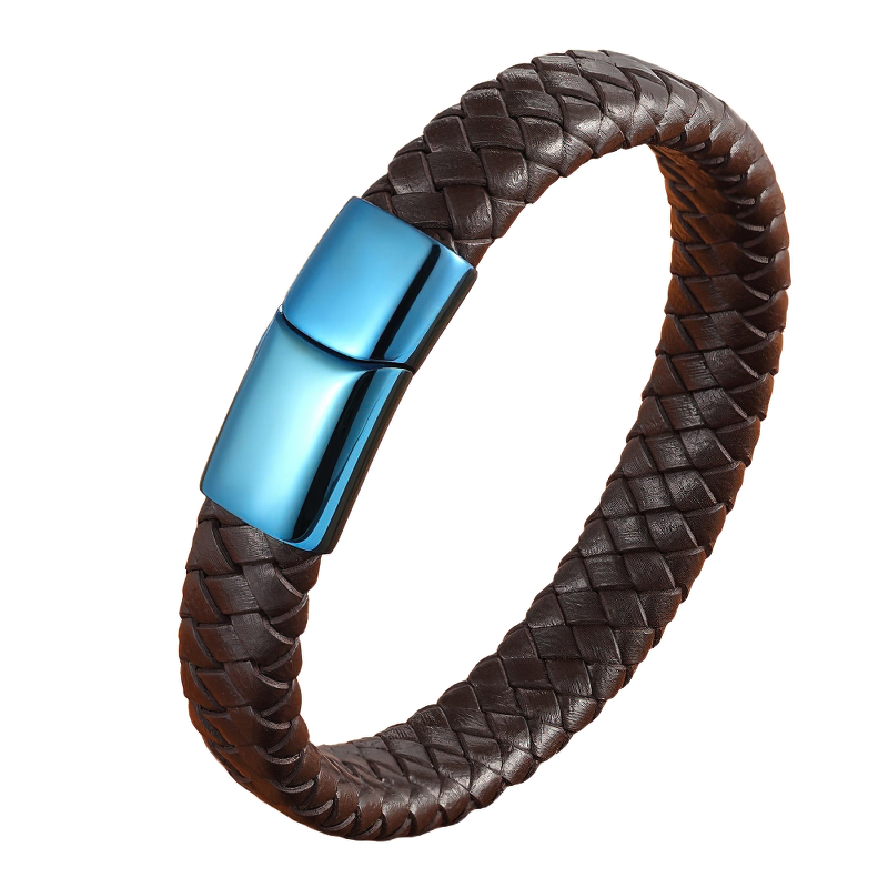 Classic Bracelets With Blue Color / Stainless Steel Simple Buckle