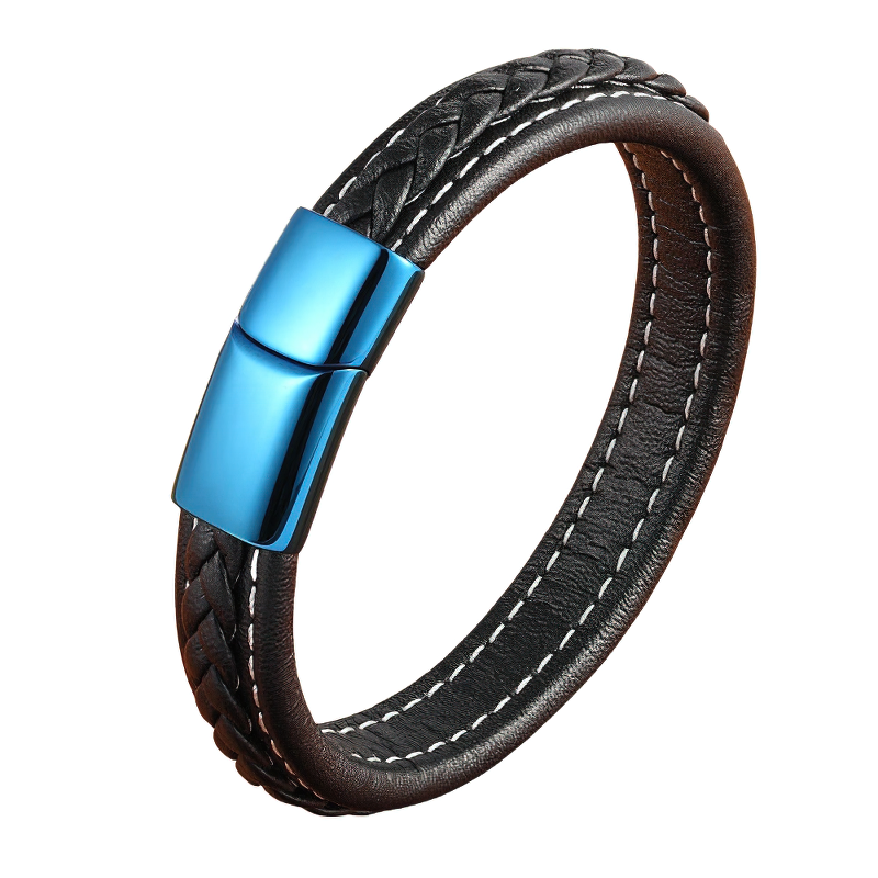 Classic Bracelets With Blue Color / Stainless Steel Simple Buckle