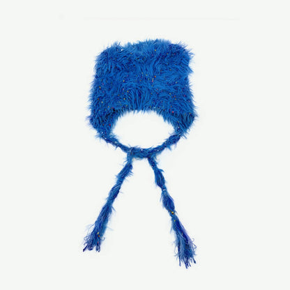 Colorful Dots Knitted Wool-blend Beanie Hat