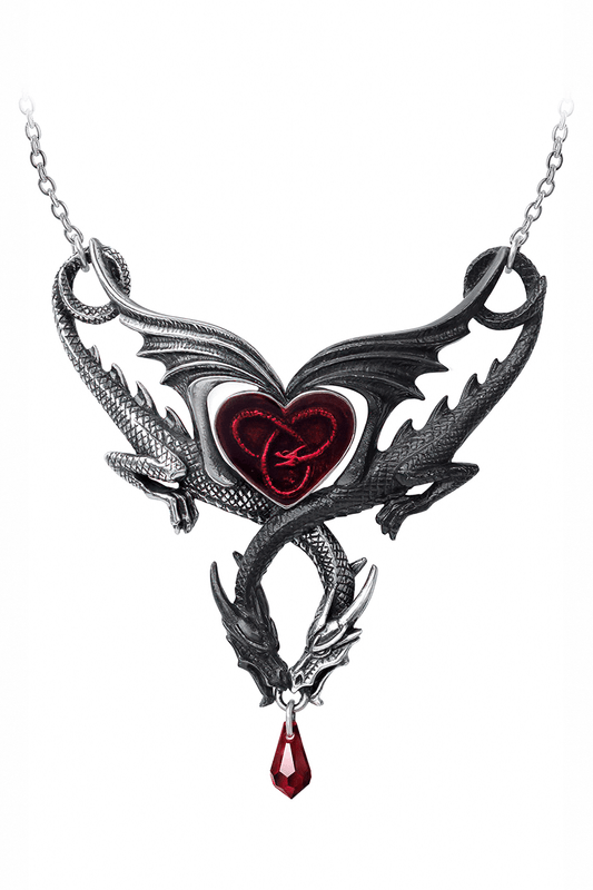 Confluence of Opposites Necklace With Swarovski Crystals