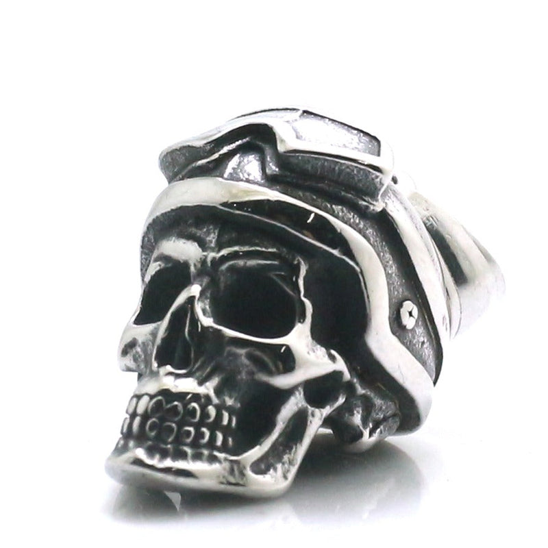 Cool Gothic Pendant for and / Stainless Steel Skull Pendant With Pilot's Glasses