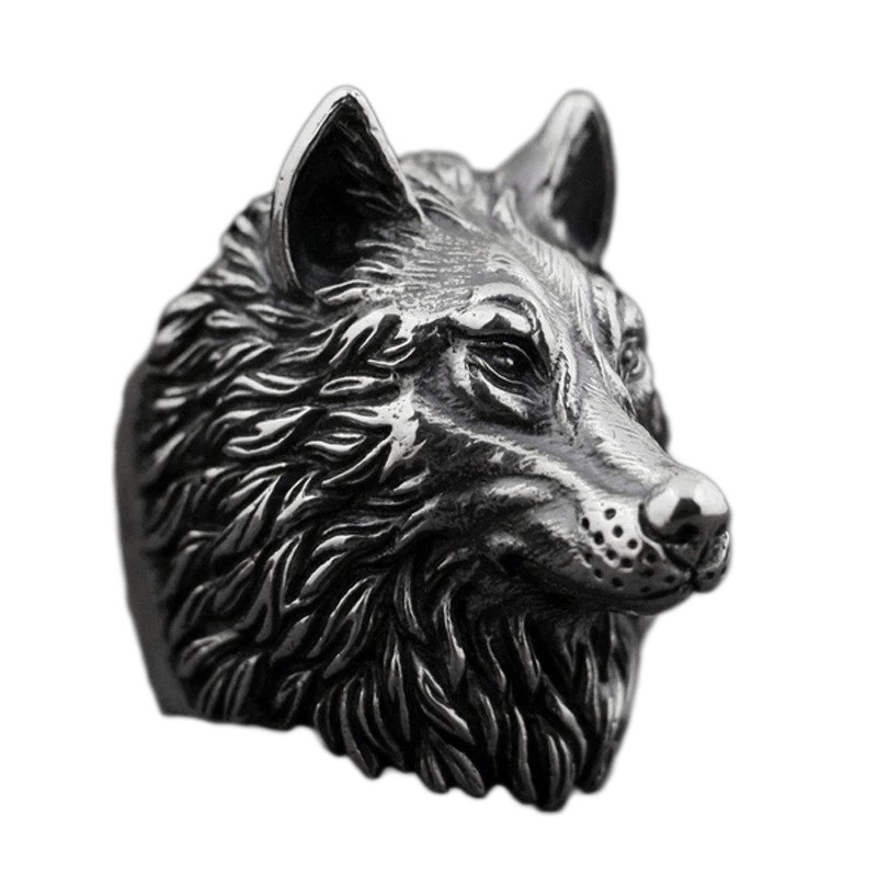 Cool Ring / Wolf Head Gothic Ring / Style Jewelry