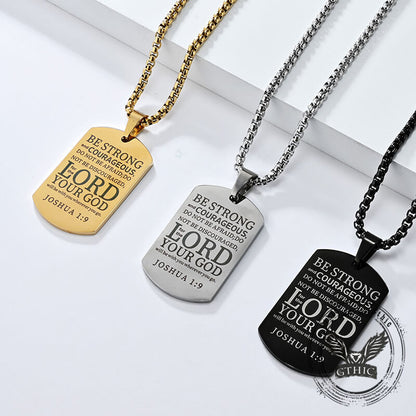 Cross American Flag Stainless Steel Military Brand Pendant