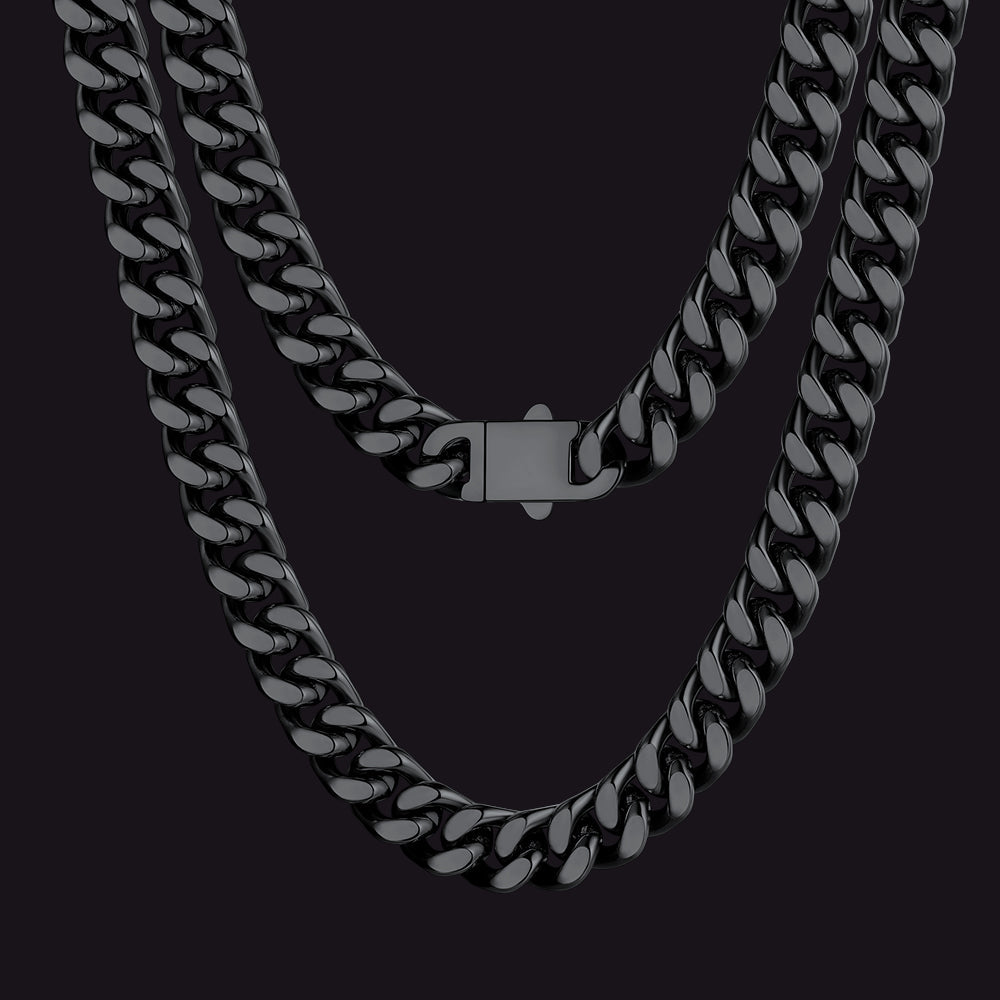 Miami Cuban Link Chain Necklace 5/7/9/12 Mm Chain for