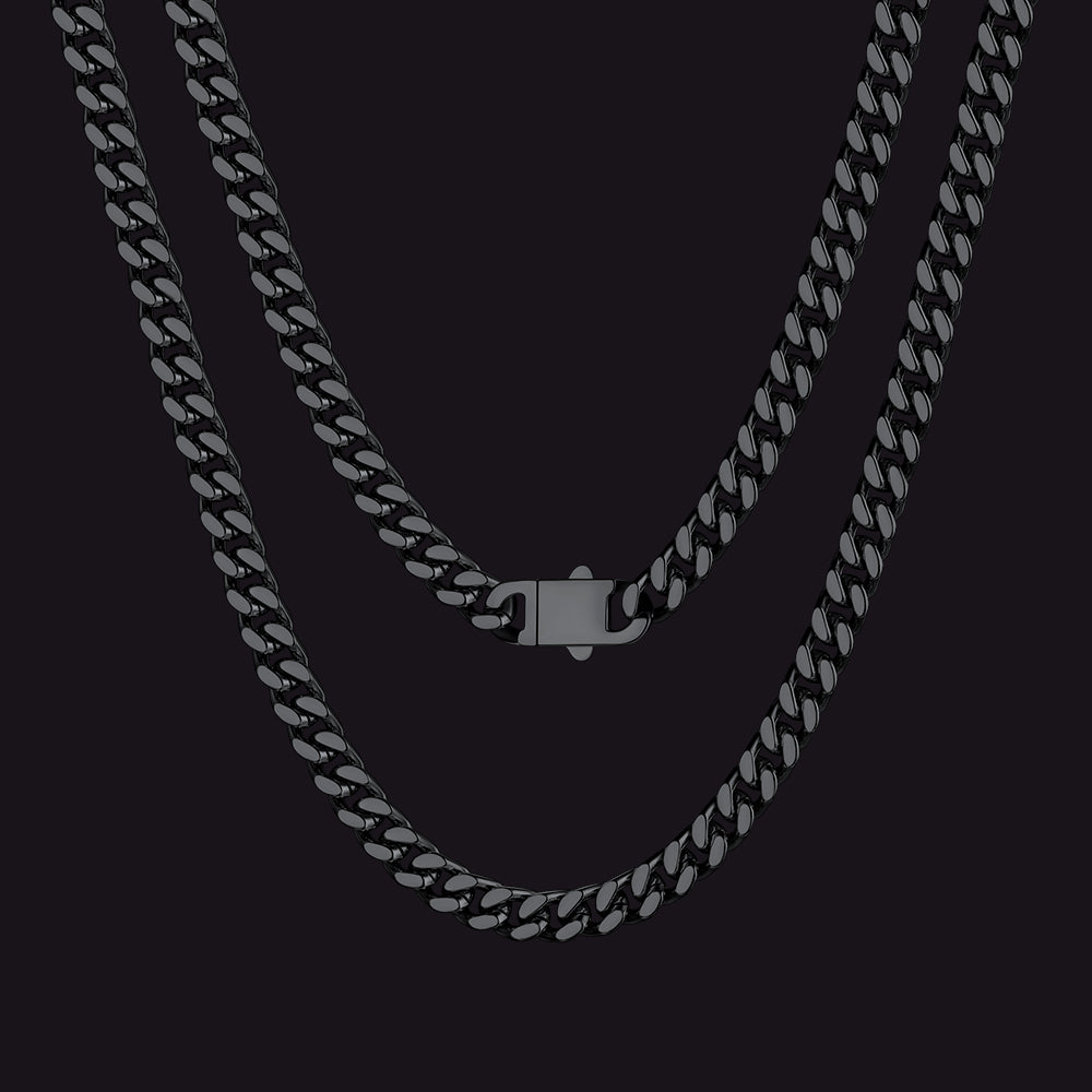 Miami Cuban Link Chain Necklace 5/7/9/12 Mm Chain for