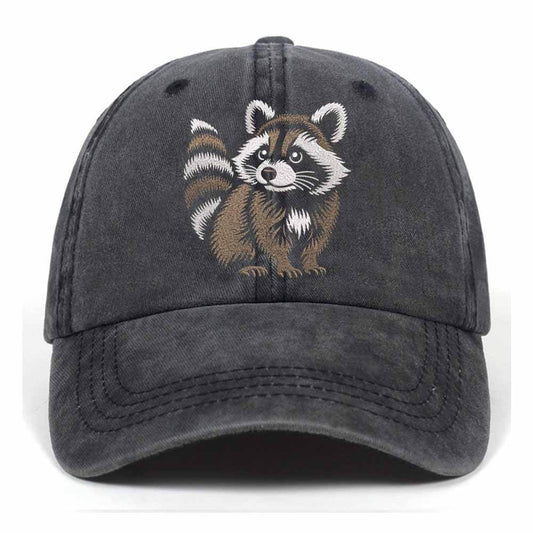 Little Raccoon Washed Baseball Cap