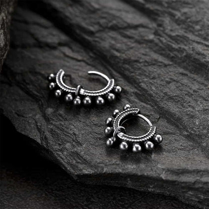 Sterling Silver Cartilage Huggie Hoop Earrings for