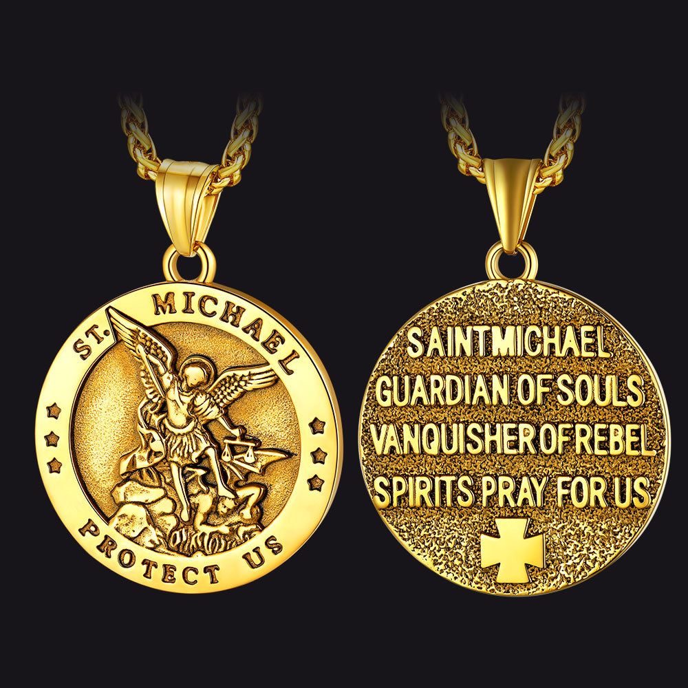 Archangel St. Michael Pendant Necklace for