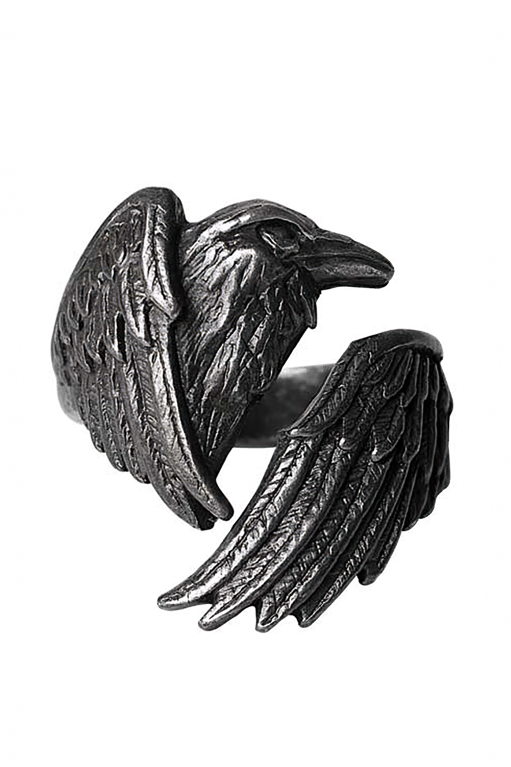 Dark Bird Claw Ring in Antiqued English Pewter