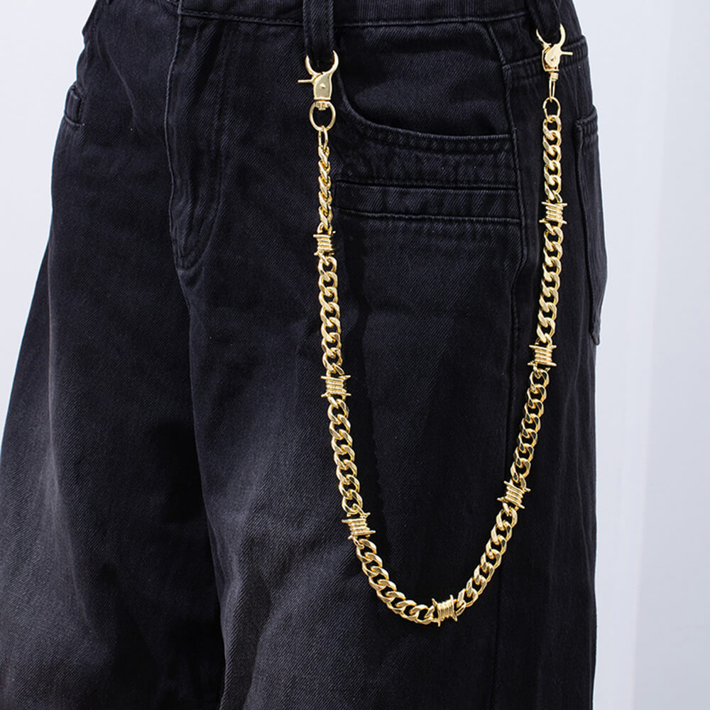 Dark Thorns Cuban Link Alloy Pant Chain
