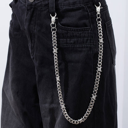 Dark Thorns Cuban Link Alloy Pant Chain