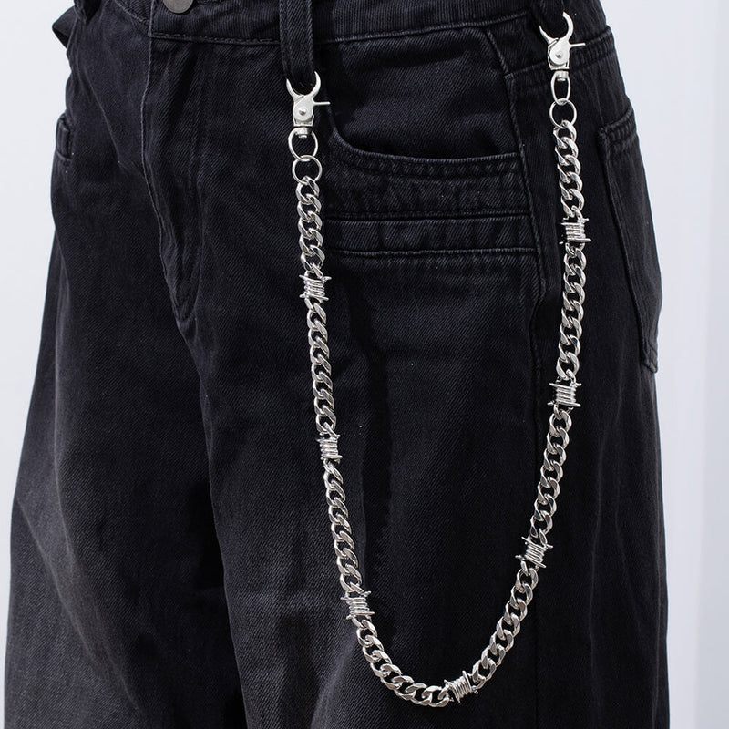 Dark Thorns Cuban Link Alloy Pant Chain