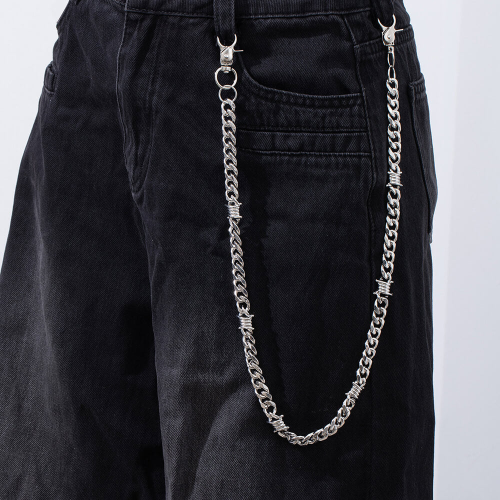 Dark Thorns Cuban Link Alloy Pant Chain