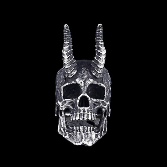 Deal With the Devil Skull Ring