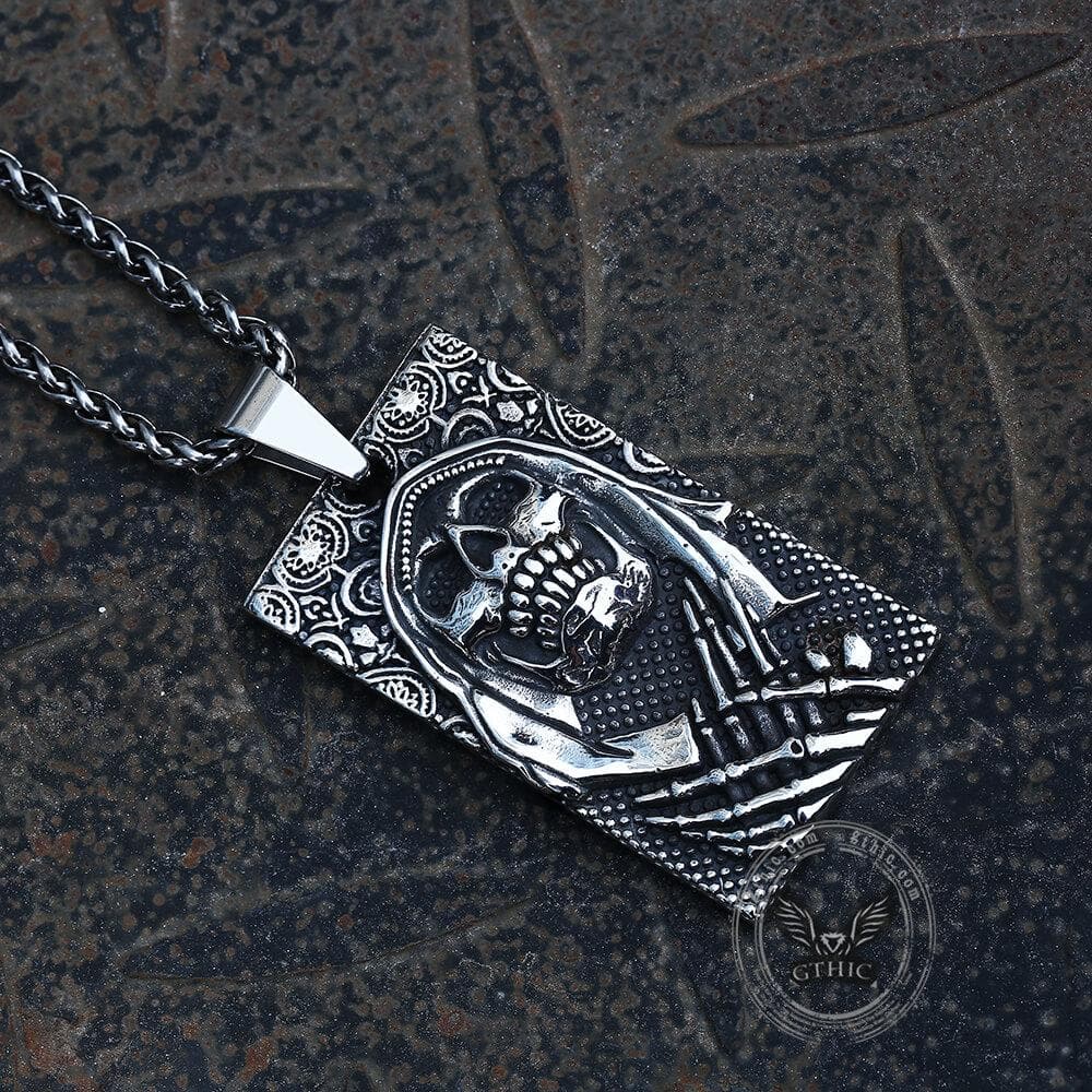 Death Skull Stainless Steel Pendant