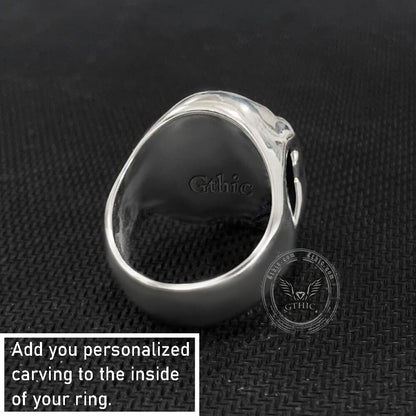 Death Skull Sterling Silver Ring