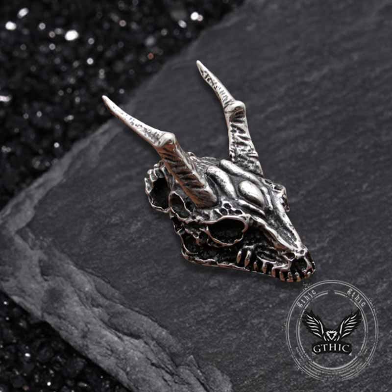 Domineering Dragon Head Stainless Steel Punk Pendant