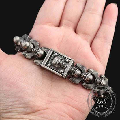 Domineering Skull Stainless Steel Punk Bracelet