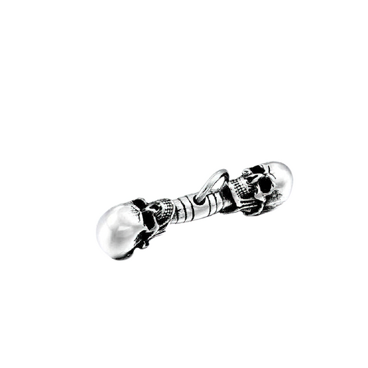 Double-headed Skull Pendant / Necklace / Stainless Steel Accessories