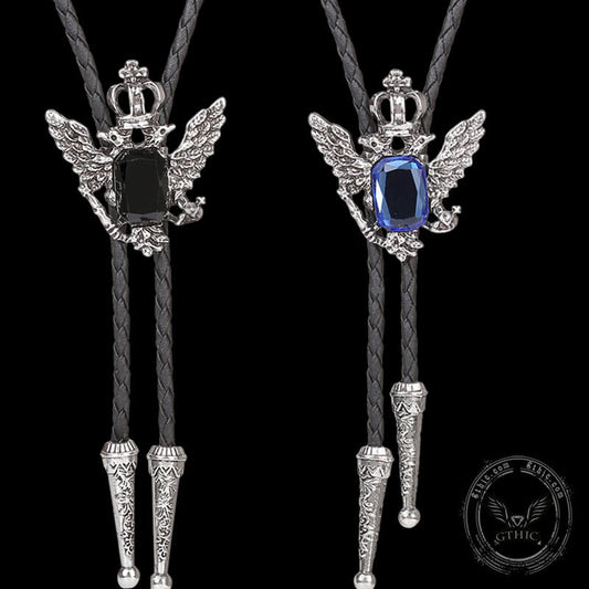 Double-headed Eagle Alloy Cowboy Bolo Tie