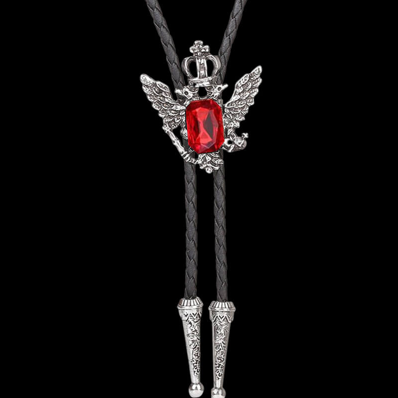 Double-headed Eagle Alloy Cowboy Bolo Tie