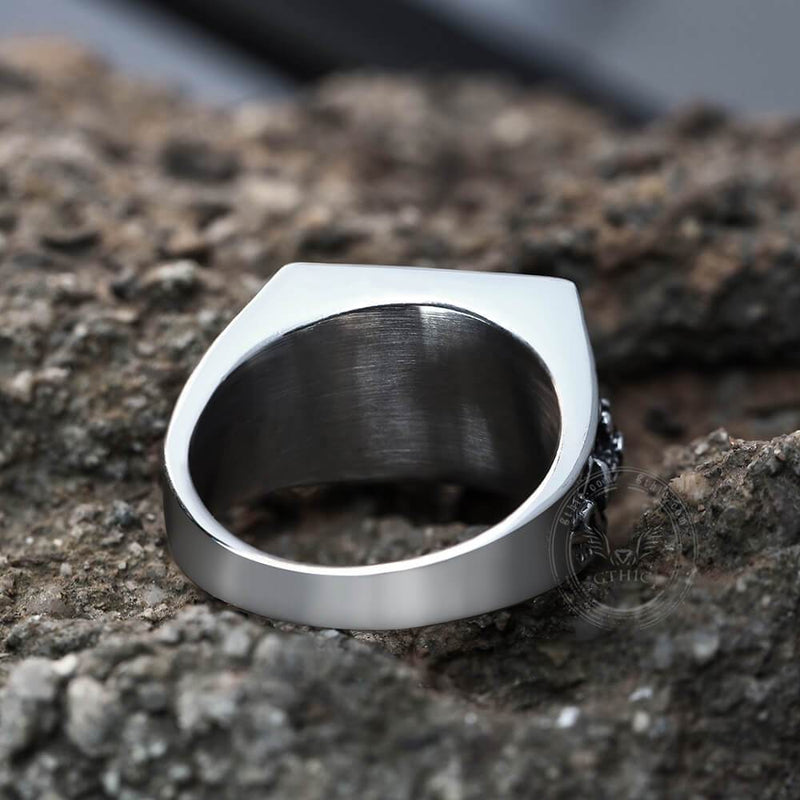 Double Guns Stainless Steel Ring