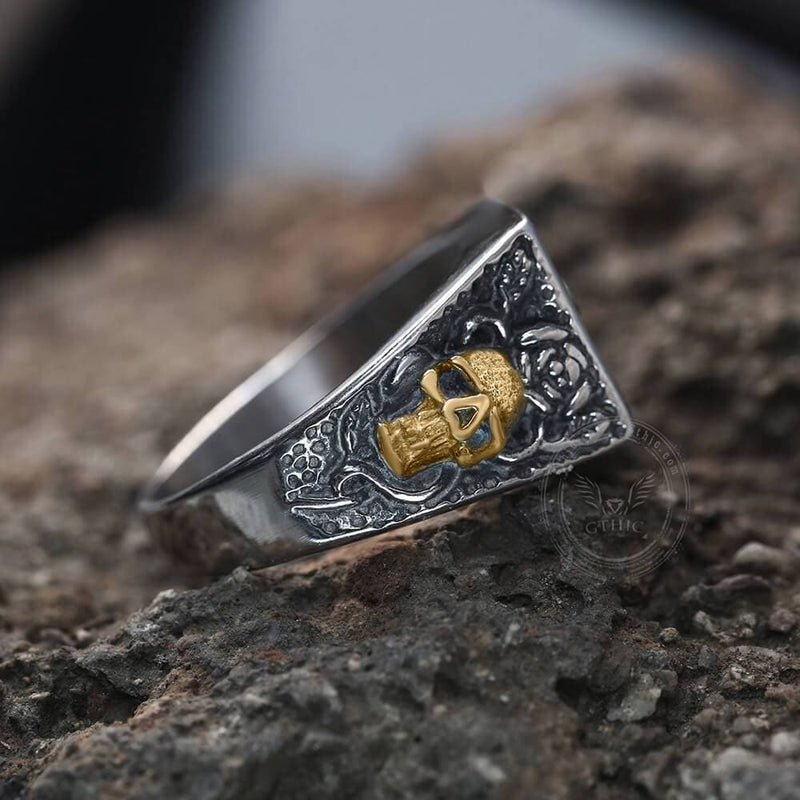 Double Guns Stainless Steel Ring