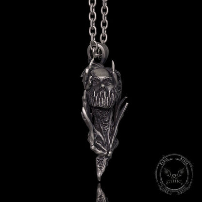 Dragon Warrior Gothic Sterling Silver Pendant