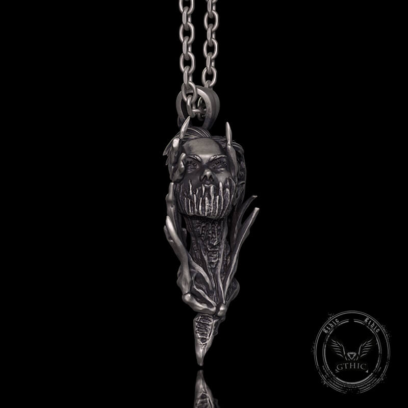 Dragon Warrior Gothic Sterling Silver Pendant