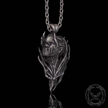 Dragon Warrior Gothic Sterling Silver Pendant