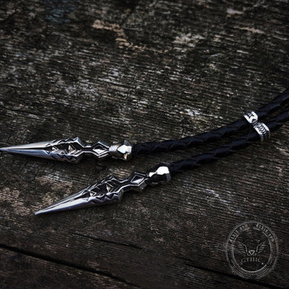Dwarf Spear Sterling Silver Bolo Tie