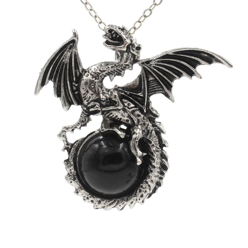Dragon Sentinel Orb Necklace
