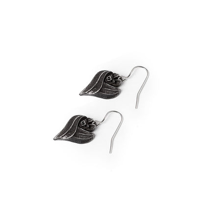Evil-ution Dropper Bat Earrings by Alchemy Gothic