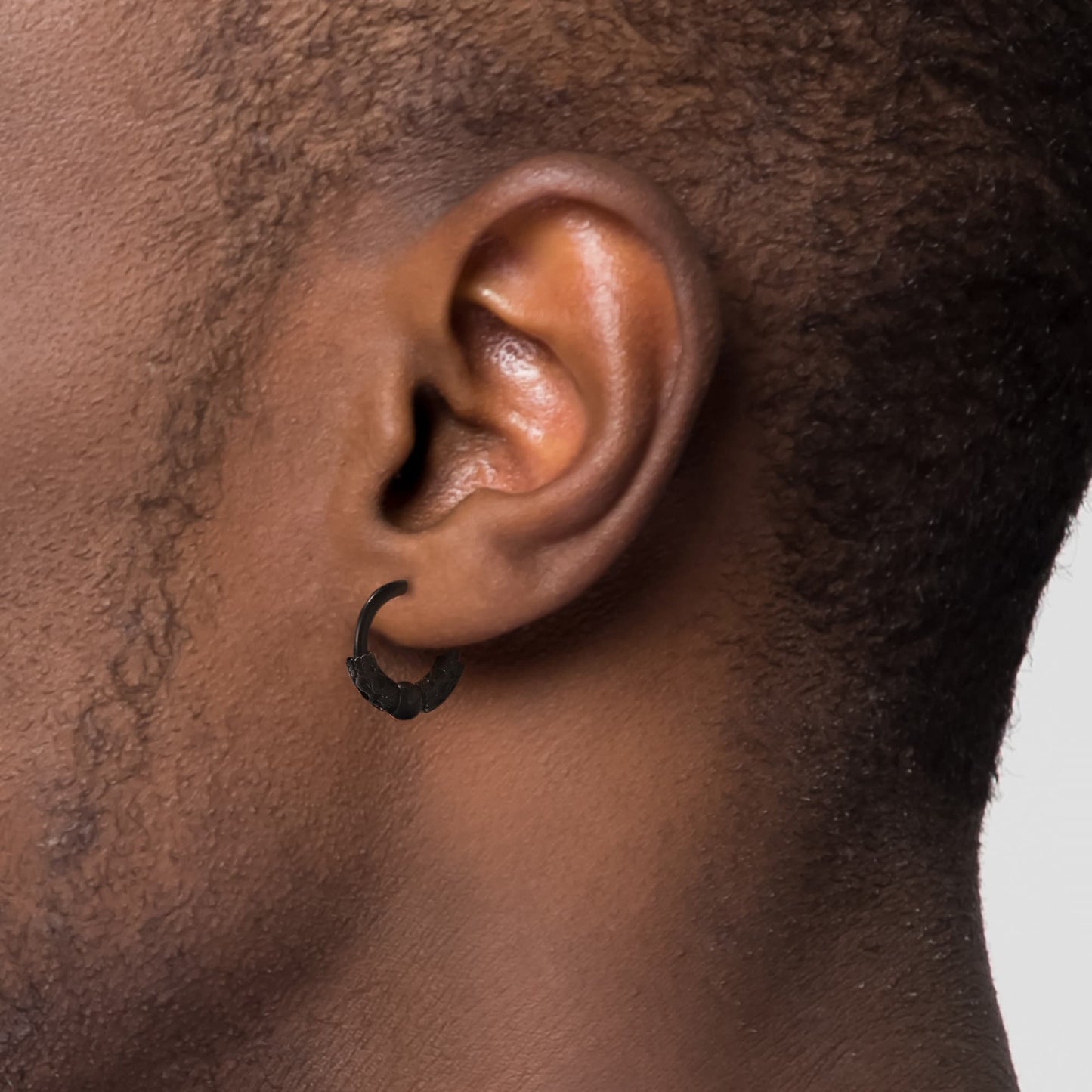 Punk Dragon Totem Huggie Hoop Earrings for