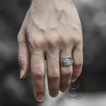 Eagle Wing Sterling Silver Ring