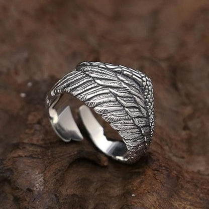 Eagle Wing Sterling Silver Ring
