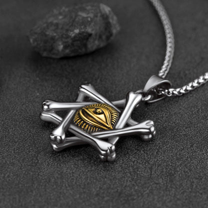 Faithheart Star of David Necklace With Eye of God for