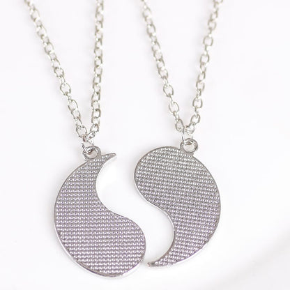 Yin Yang/ Sun Moon Couples Necklace Set